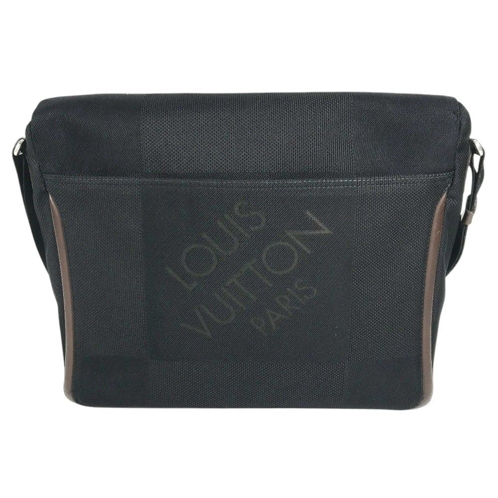Louis Vuitton Shoulder Bag Petit Messager Damier Geant Canvas Black — view 2