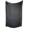 Chanel Christmas CC Logo Embroidered Cashmere Blend Shawl Scarf