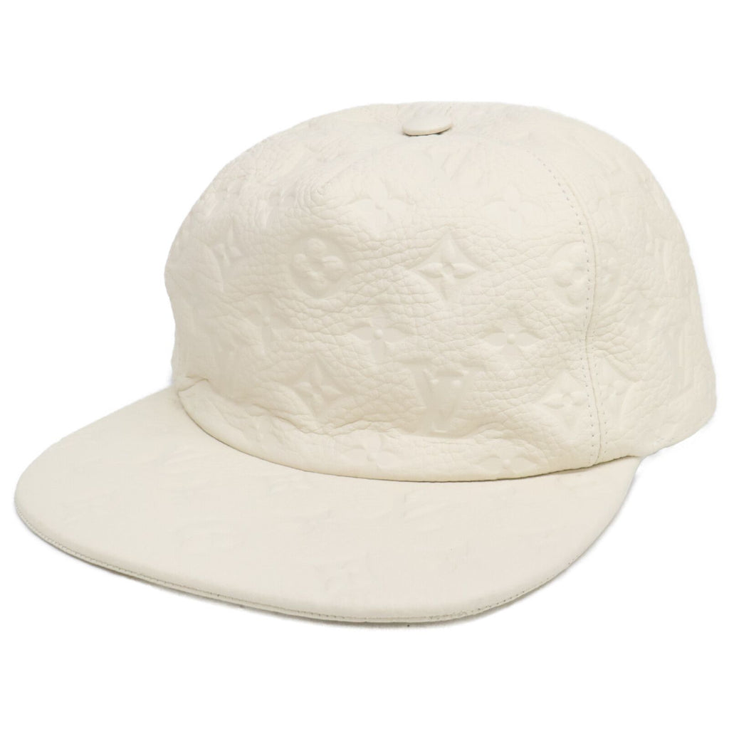Louis Vuitton Monogram Empreinte Taurillon Leather Quill 1.0 Cap TU Hat