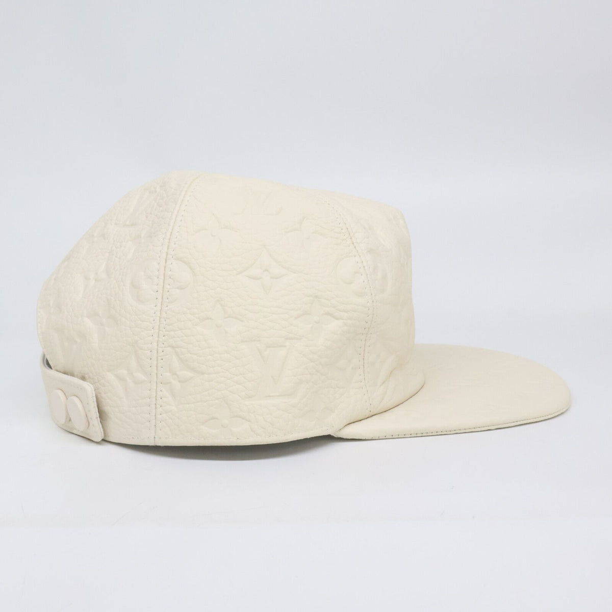 Louis Vuitton Monogram Empreinte Taurillon Leather Quill 1.0 Cap TU Hat — view 5