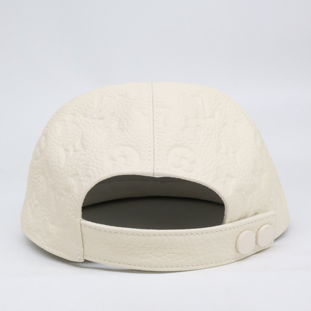 Louis Vuitton Monogram Empreinte Taurillon Leather Quill 1.0 Cap TU Hat — view 4