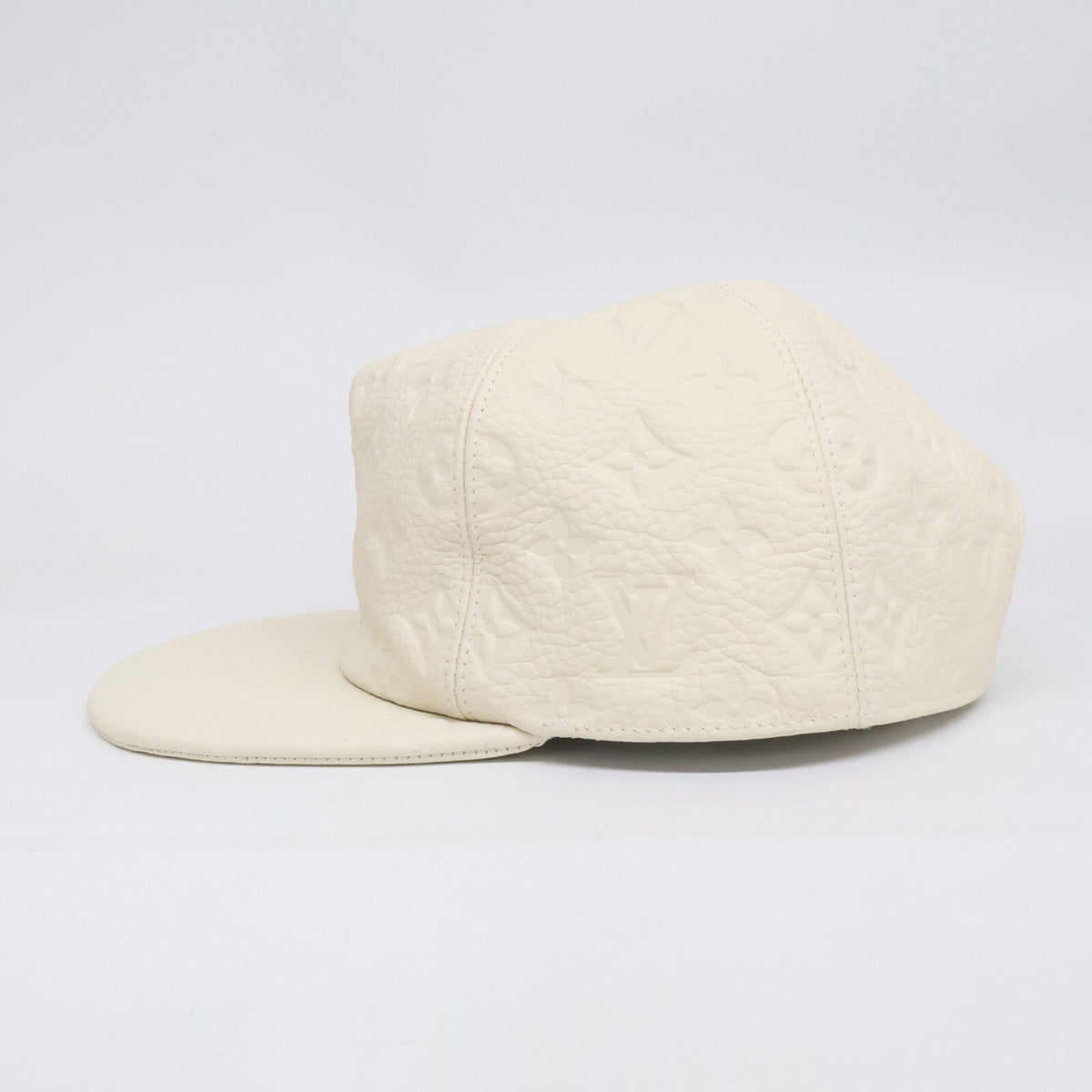 Louis Vuitton Monogram Empreinte Taurillon Leather Quill 1.0 Cap TU Hat — view 3