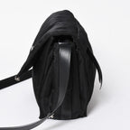 Prada Pocono Shoulder Bag Triangle Logo Nylon Black Silver — view 4