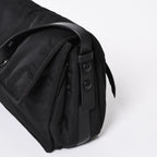 Prada Pocono Shoulder Bag Triangle Logo Nylon Black Silver — view 6