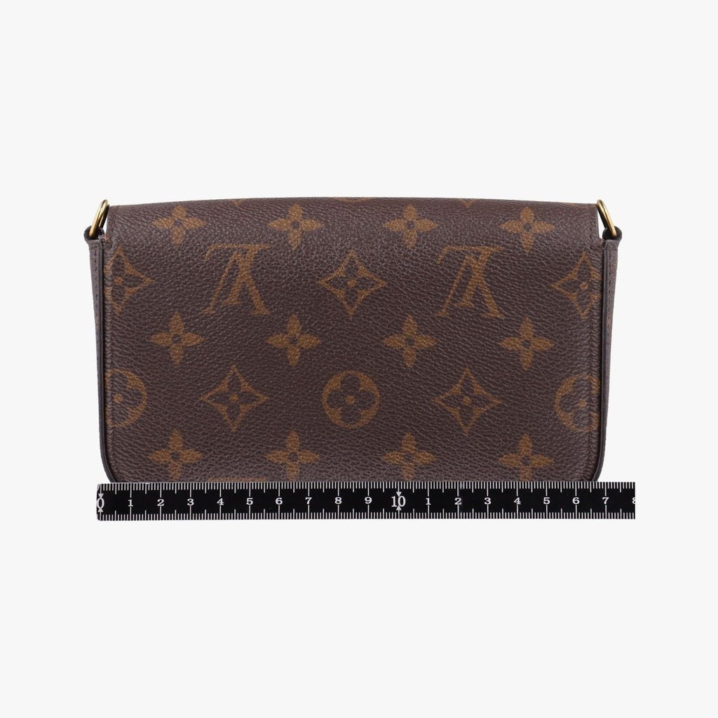 Louis Vuitton Multy Pochette Felicie Monogram Brown Canvas Shoulder Bag — view 2