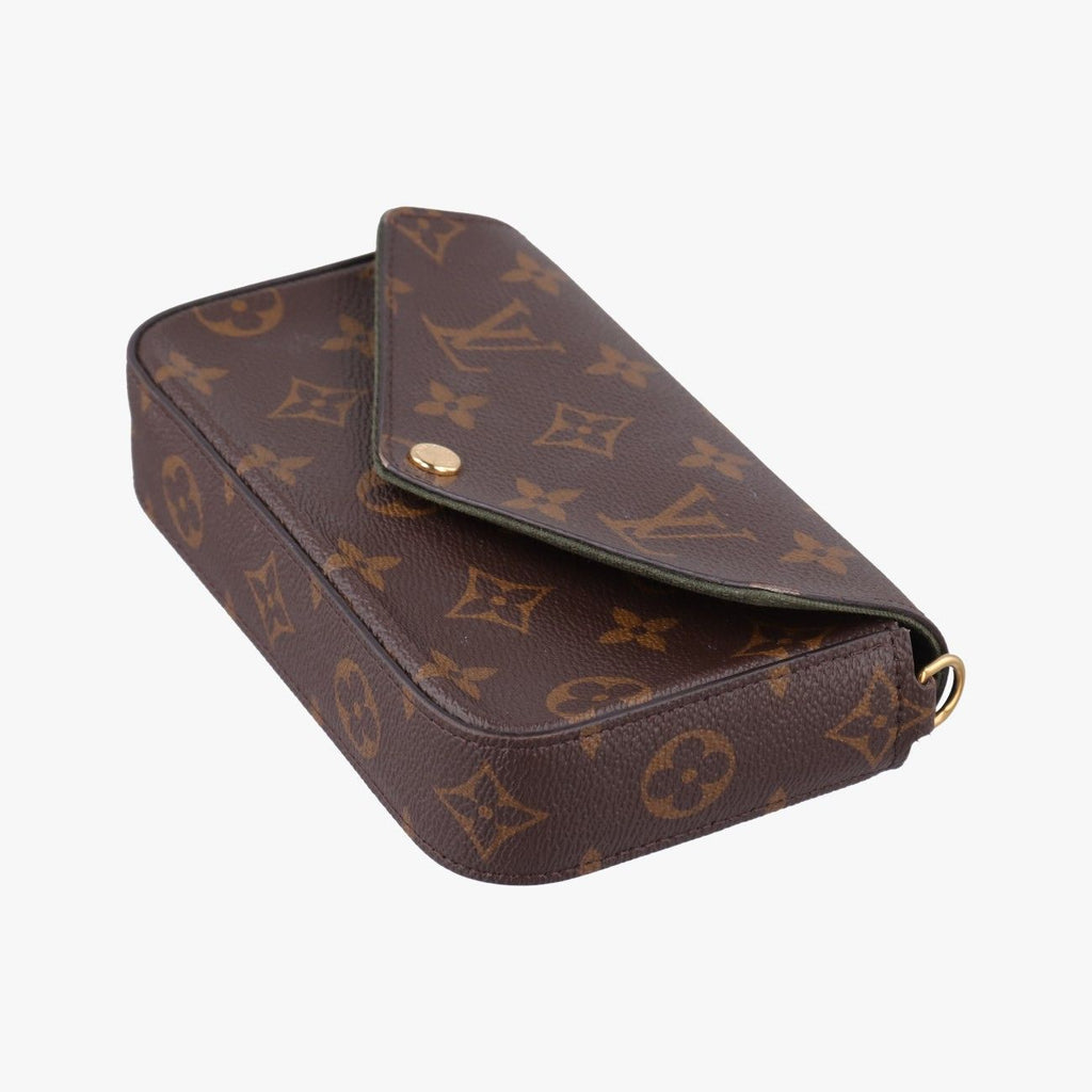 Louis Vuitton Multy Pochette Felicie Monogram Brown Canvas Shoulder Bag — view 4