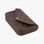 Louis Vuitton Multy Pochette Felicie Monogram Brown Canvas Shoulder Bag — view 4
