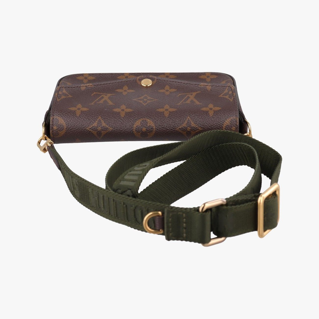 Louis Vuitton Multy Pochette Felicie Monogram Brown Canvas Shoulder Bag — view 8