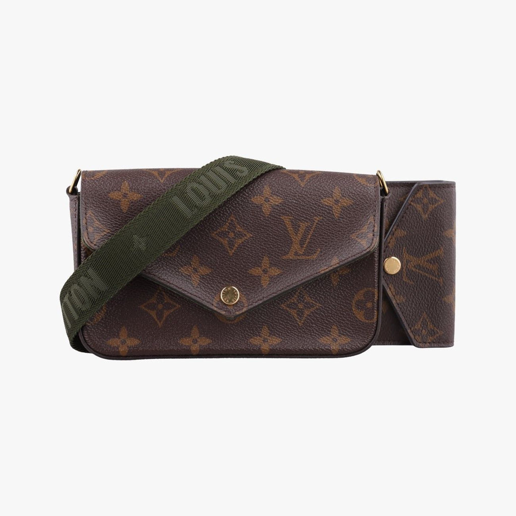 Louis Vuitton Multy Pochette Felicie Monogram Brown Canvas Shoulder Bag