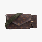 Louis Vuitton Multy Pochette Felicie Monogram Brown Canvas Shoulder Bag
