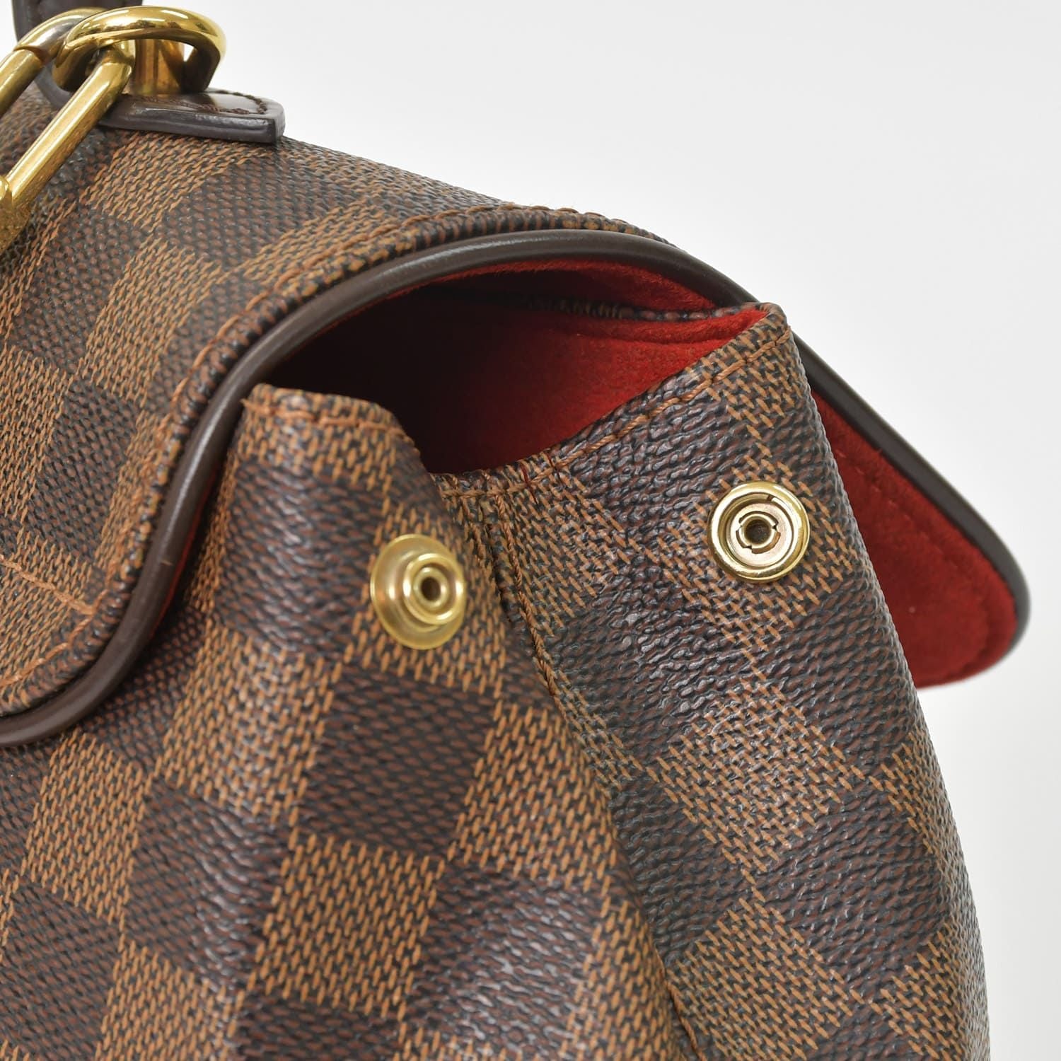 Louis Vuitton Bergamo MM 2-Way Shoulder Bag Damier Brown — view 8