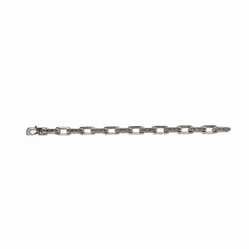 Louis Vuitton Bracelet Chain Monogram Corie Bangle Metal L Silver — view 2