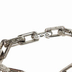 Louis Vuitton Bracelet Chain Monogram Corie Bangle Metal L Silver — view 3