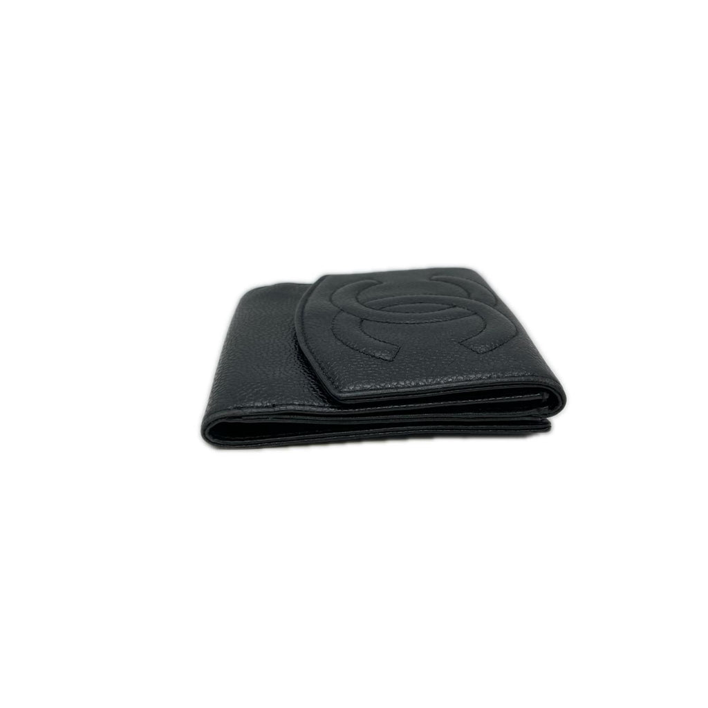 Chanel Hook Wallet CC Logo Black — view 3