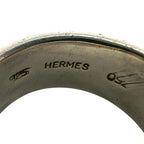 Hermes Box with Case Montevideo Ring 925 Sterling Silver Gold 18K — view 3
