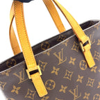 Louis Vuitton Vavin PM Monogram Leather Brown Handle Gold Handbag — view 6