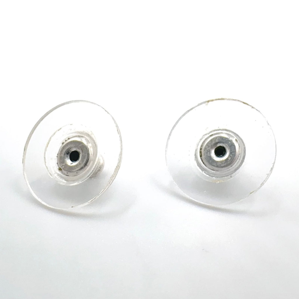 Chanel Alphabet CC Logo Silver Earrings — view 7