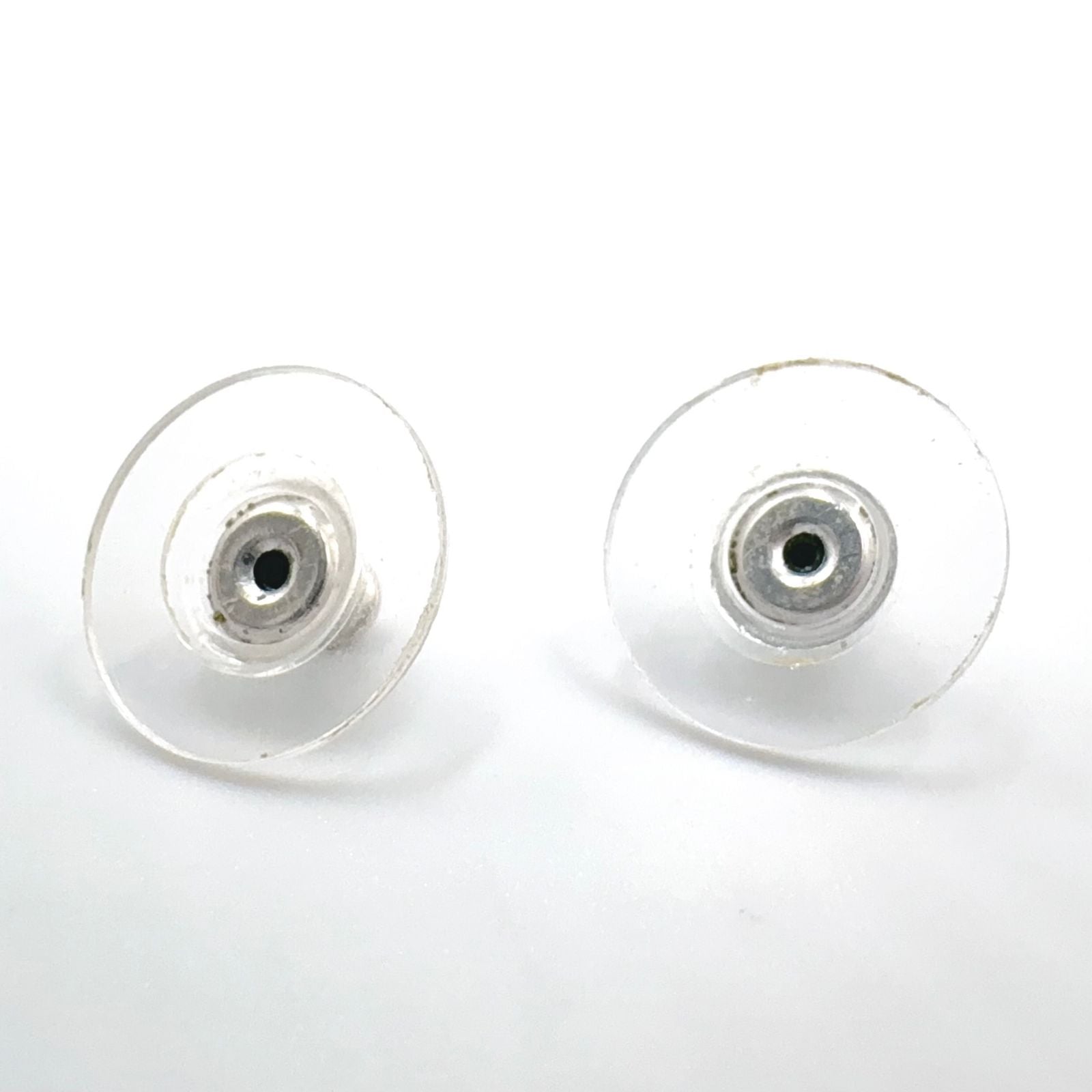 Chanel Alphabet CC Logo Silver Earrings — view 7