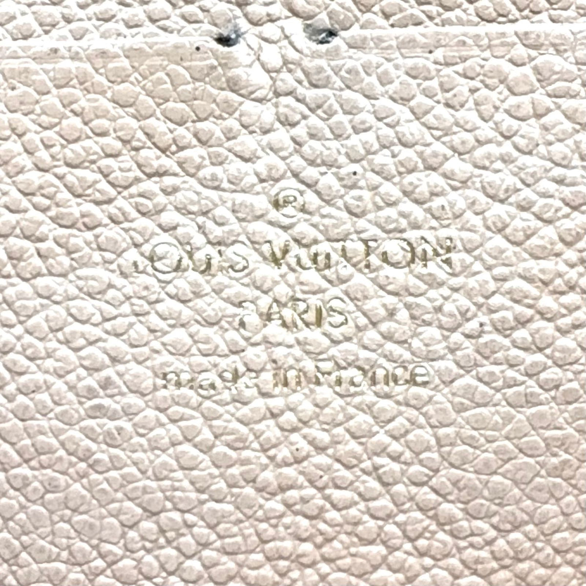 Louis Vuitton Zippy Wallet Monogram Empreinte Tourterelle Leather Beige Round — view 4