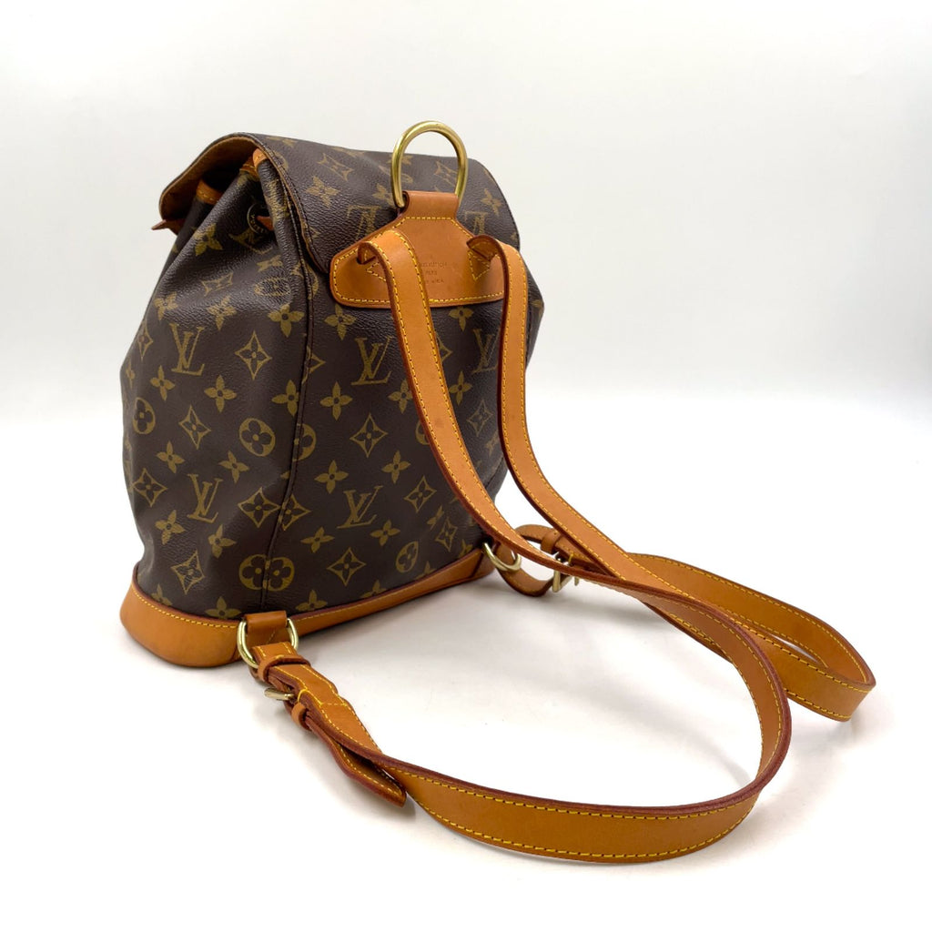 Louis Vuitton Montsouris MM Monogram Leather Backpack — view 2