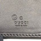 Gucci Micro Guccissima Leather Black Bifold Wallet — view 4