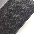 Gucci Micro Guccissima Leather Black Bifold Wallet — view 5