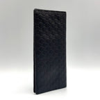 Gucci Micro Guccissima Leather Black Bifold Wallet — view 2