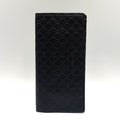 Gucci Micro Guccissima Leather Black Bifold Wallet