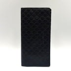 Gucci Micro Guccissima Leather Black Bifold Wallet