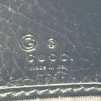 Gucci Interlocking G Leather Black Wallet Gold — view 4
