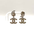 Chanel CC Logo Metal Earrings