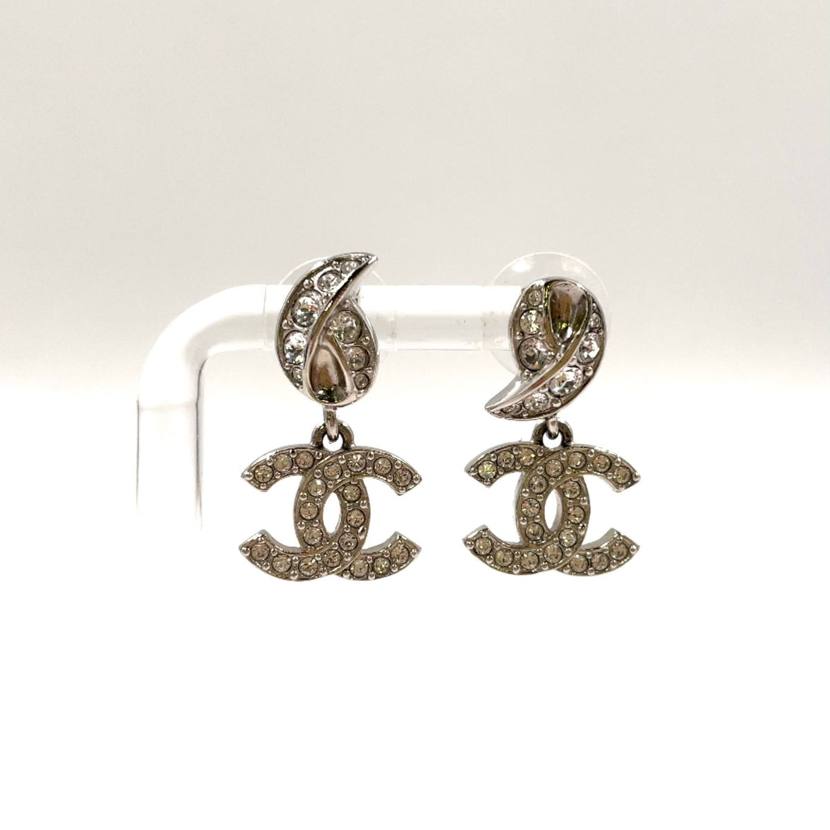 Chanel CC Logo Metal Earrings