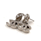Chanel CC Logo Metal Earrings — view 8