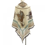 Hermes Ex Libris Triangle Jean Shawl Scarf — view 2