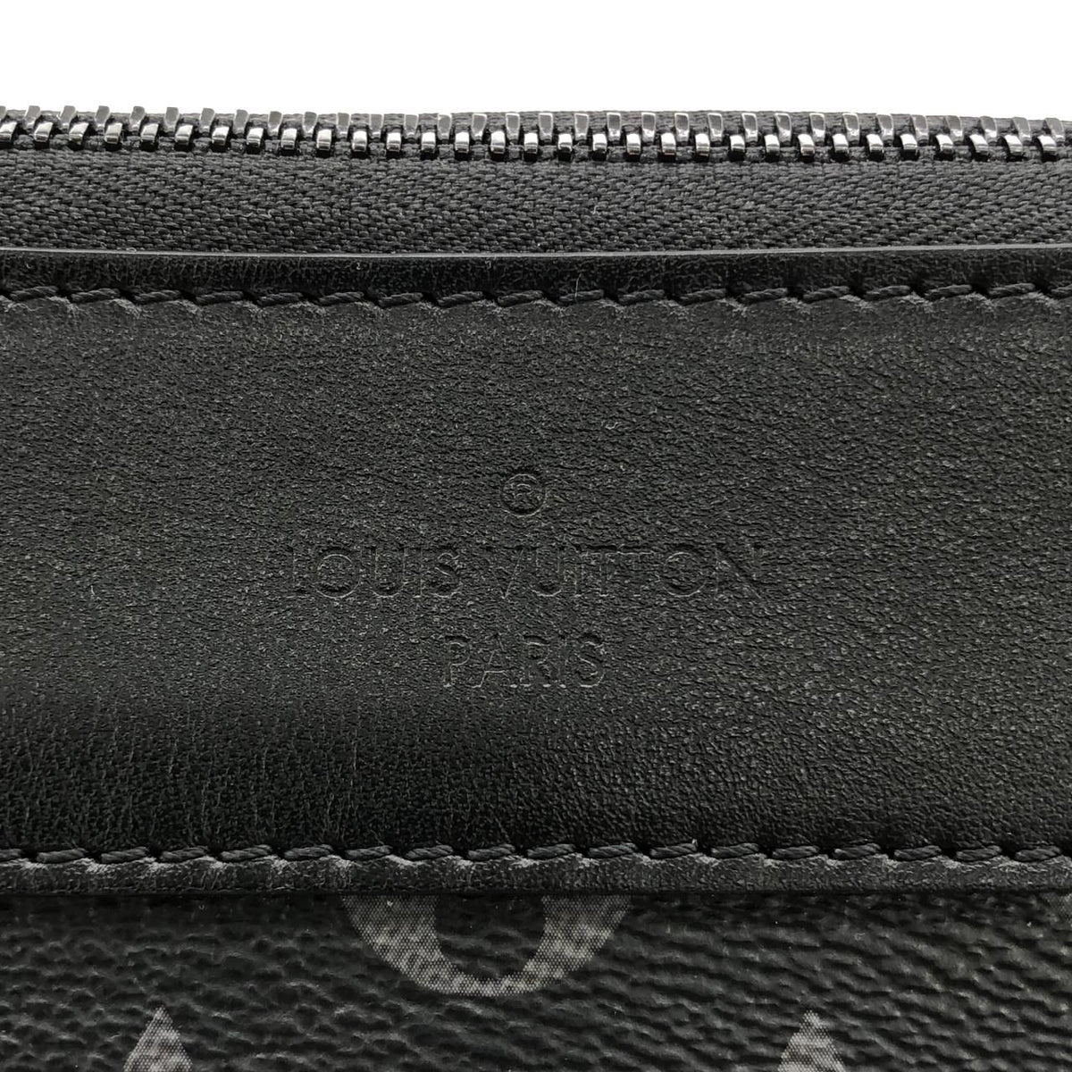 Louis Vuitton Monogram Eclipse Pochette Voyage Souple Bag — view 6