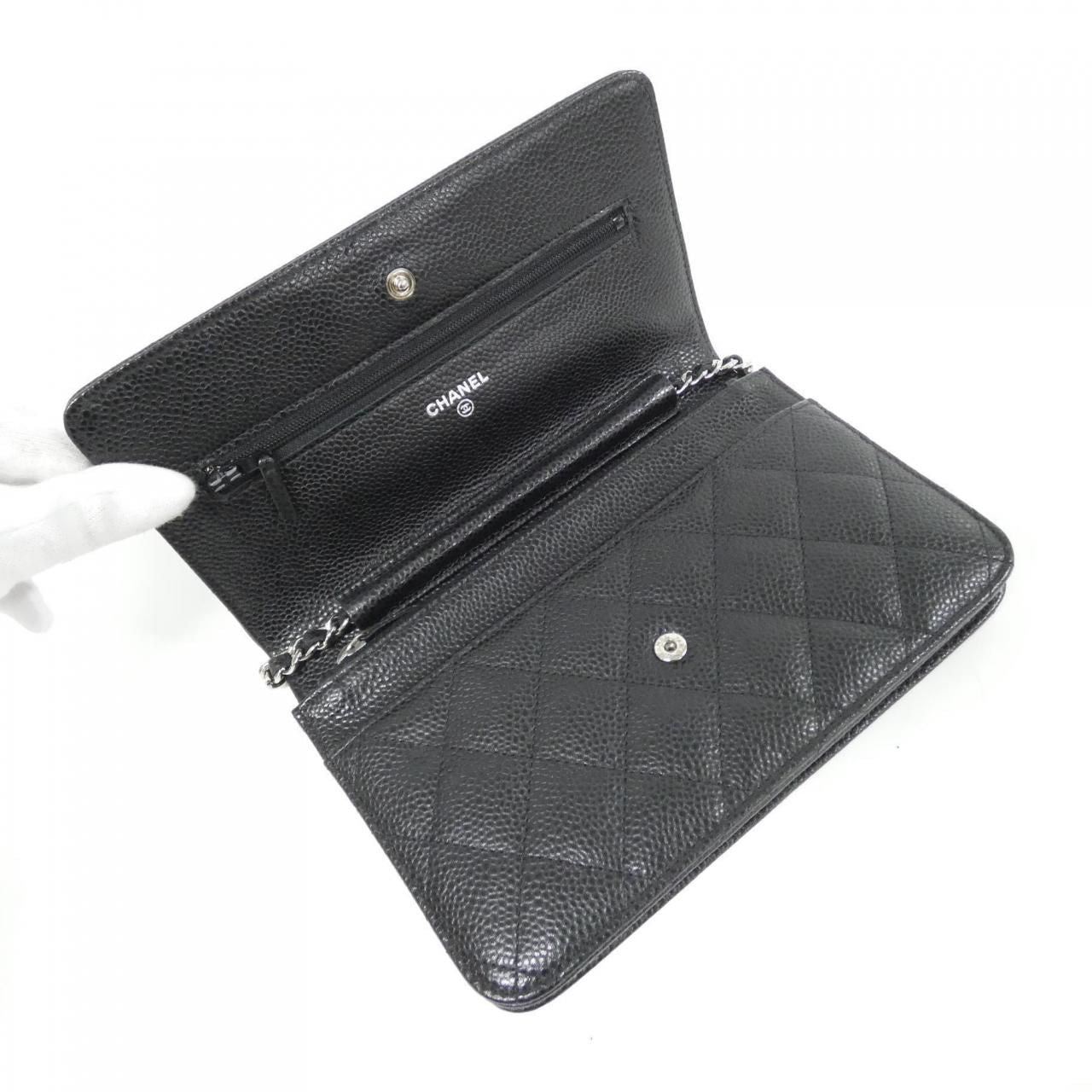 Chanel Timeless Classic Line Chain Wallet Shoulder Bag — view 7