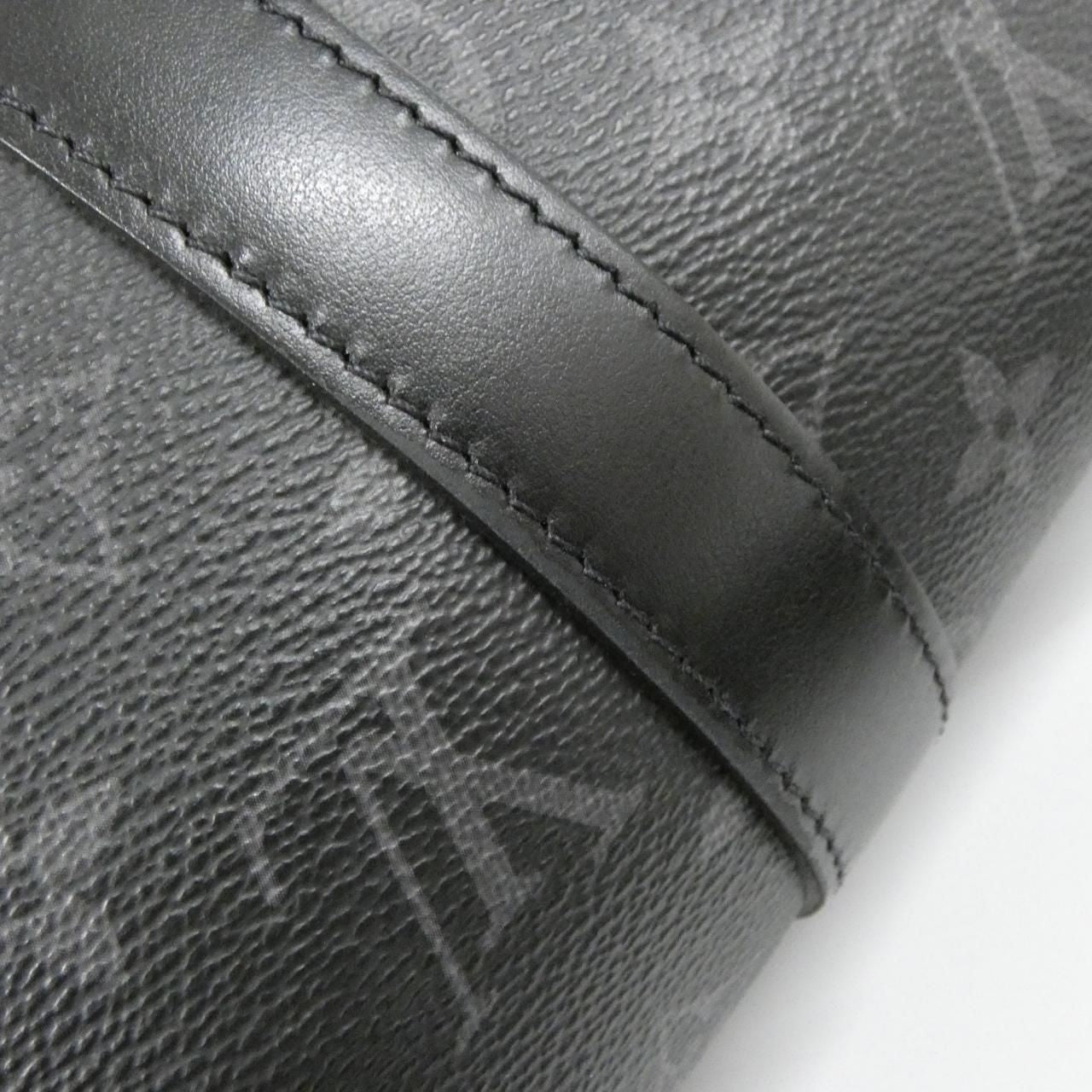 Louis Vuitton Monogram Eclipse Keepall Bandouliere 35 Boston Bag — view 3