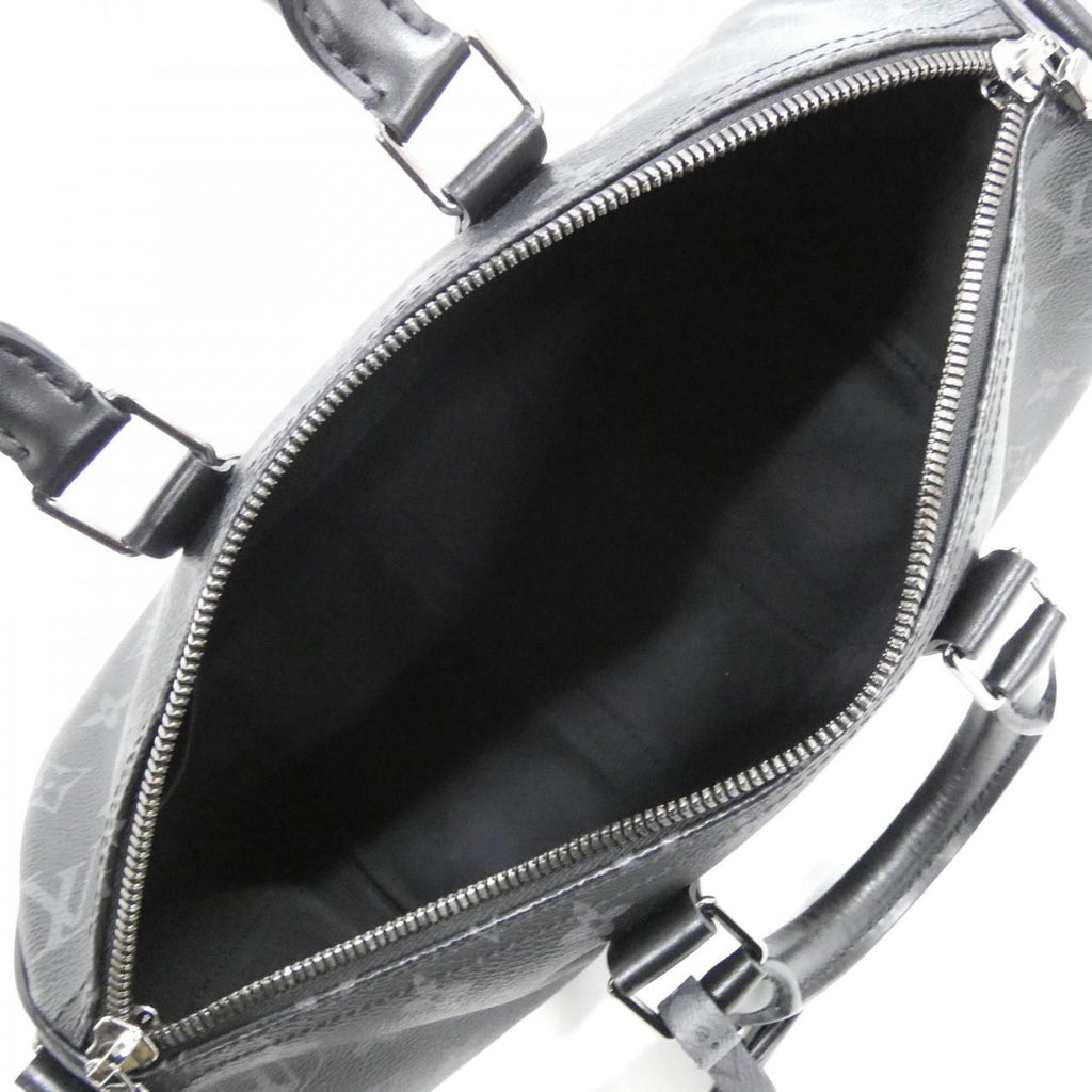 Louis Vuitton Monogram Eclipse Keepall Bandouliere 35 Boston Bag — view 5