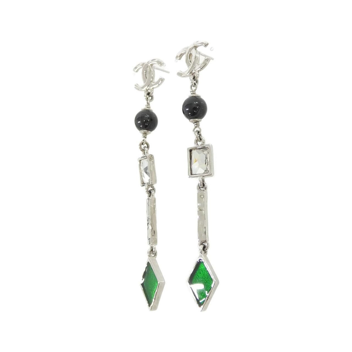 Chanel Earrings Silver — view 2