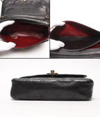 Chanel Chain Shoulder Bag Lambskin Quilted — view 3