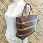 Celine Macadam Tote Bag Caramel Color Brown GH — view 3