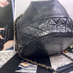 Chanel Drawstring Quilted Chain Shoulder Bag — view 4
