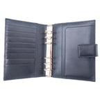 Gucci GG Guccissima Agenda Notebook Cover Holder Six Hole Ring Binder Note Black — view 5