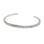 Celine Animal Square Bracelet Bangle Brass C 2 Vintage Silver