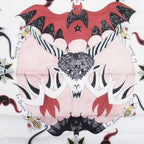 Dior le Diable Scarf Large Format Silk Twill Tarot Card Devil Off White — view 2