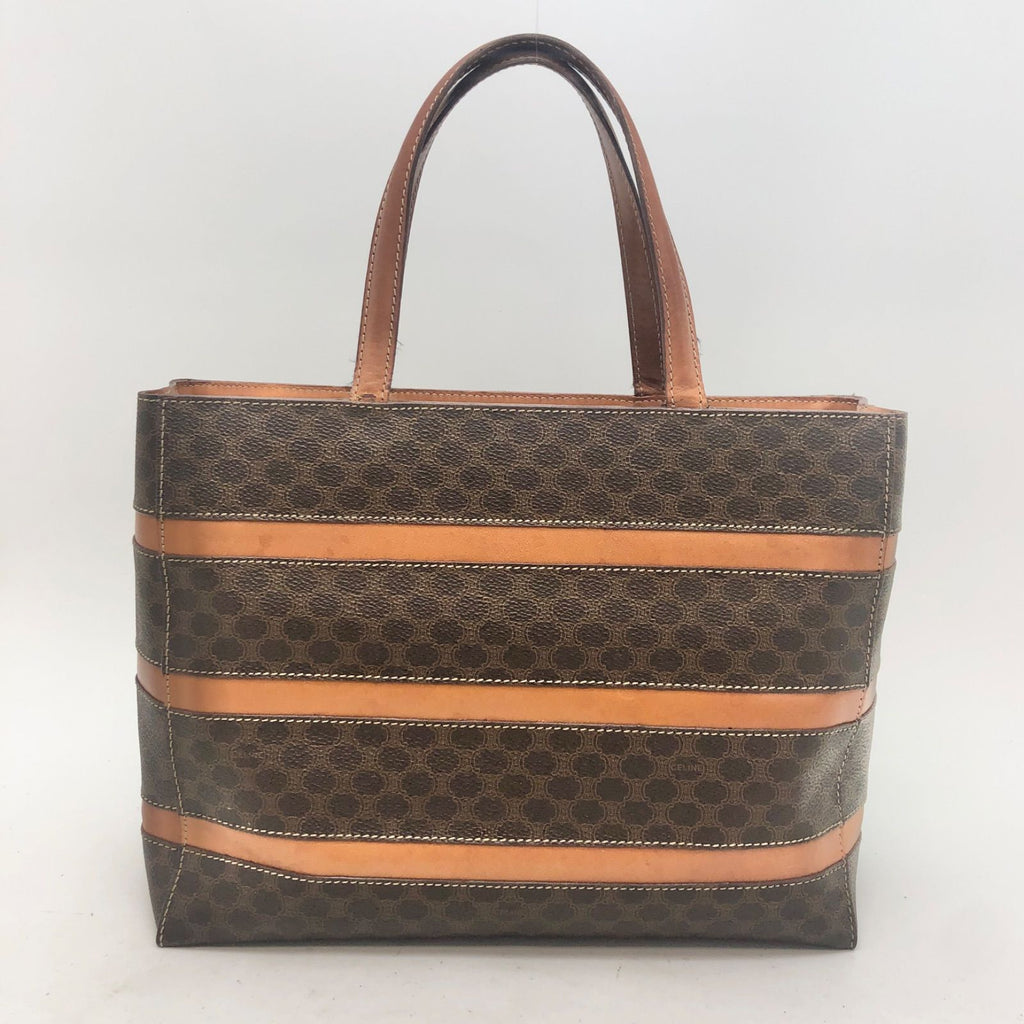 Celine Macadam Tote Bag Caramel Color Brown GH — view 2