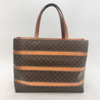 Celine Macadam Tote Bag Caramel Color Brown GH — view 2