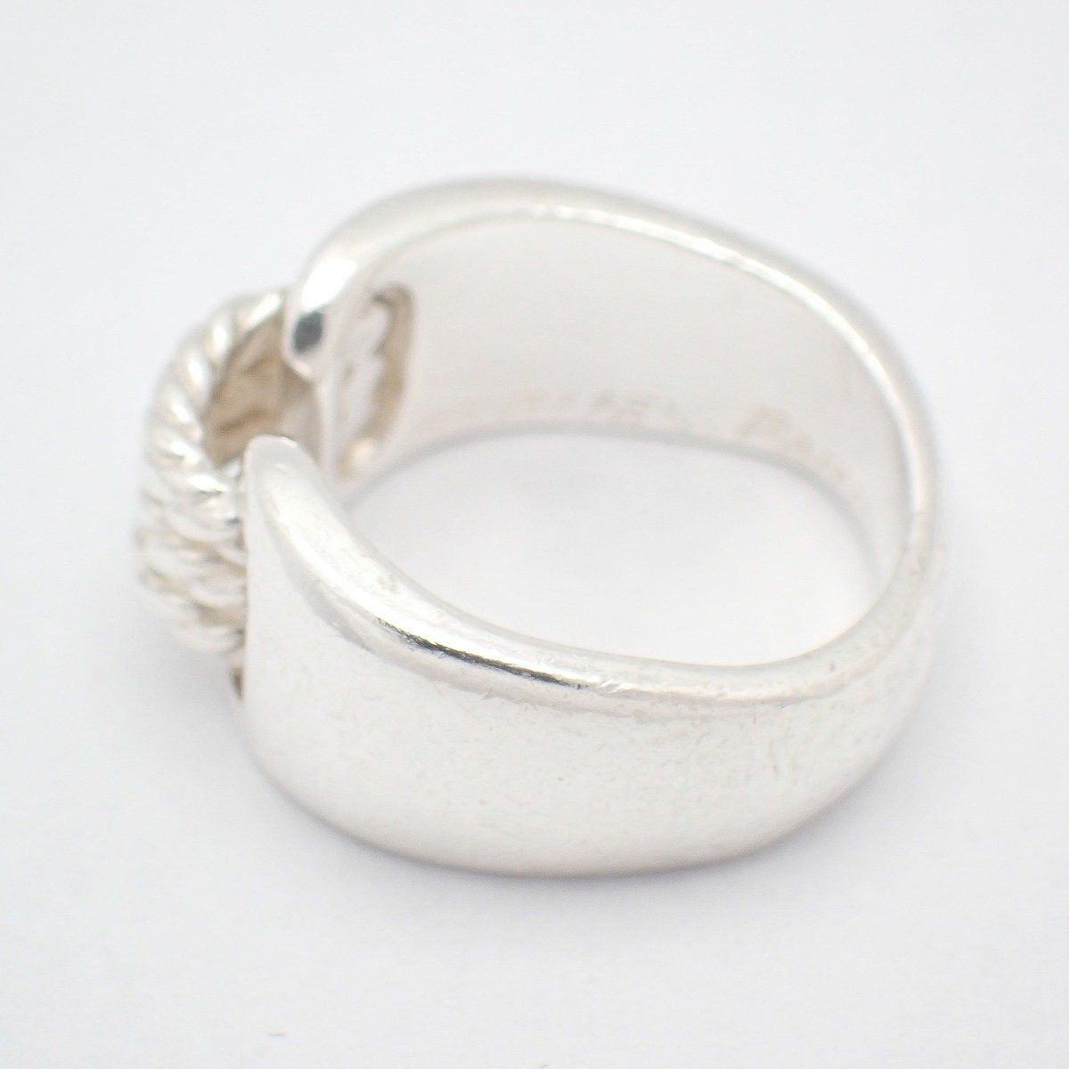 Hermes Schrois Ring 925 Sterling Silver 51 No Pawn — view 3