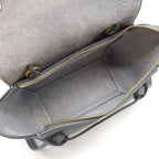Celine Handle Shoulder Bag Nano Blue Gray Calfskin Gold — view 5