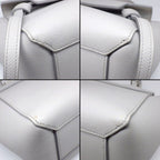 Celine Handle Shoulder Bag Nano Light Gray Calfskin Silver — view 7